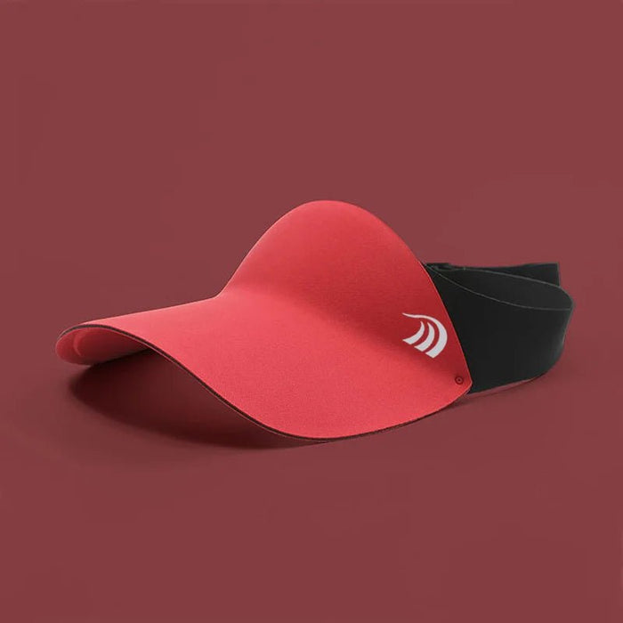 Kids Red Foldable Sun Protection Visor