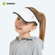 Kids White UPF 50+ Sun Visor by Anniou