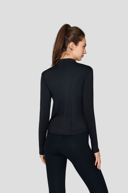 Women's blacksports yoga Set with top and leggings