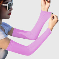 Violet Sun Protection Arm Sleeves