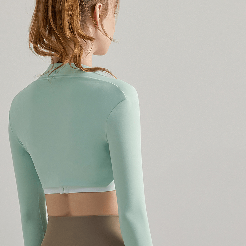 women's light green UPF 50+ Shoulder Arm Sleeve