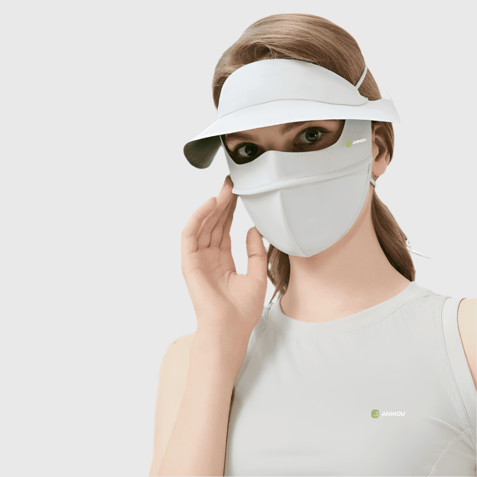 Wide Brim UPF 50+ Face Mask Sun Protection Clothing