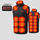 black 21 Area Heated Gilet