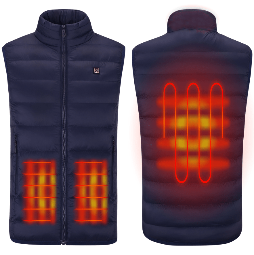 3 Heat Zone Navy Heated Vest