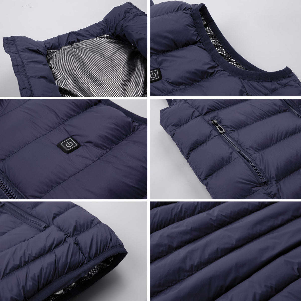 3 Heat Zone Navy Heated Vest