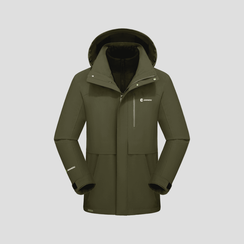 3 in 1 Goose Down Ski Jacket - Sun Protection Clothing