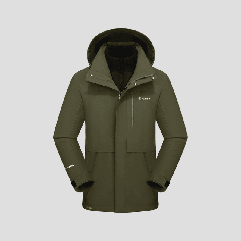 3 in 1 Goose Down Ski Jacket - Sun Protection Clothing