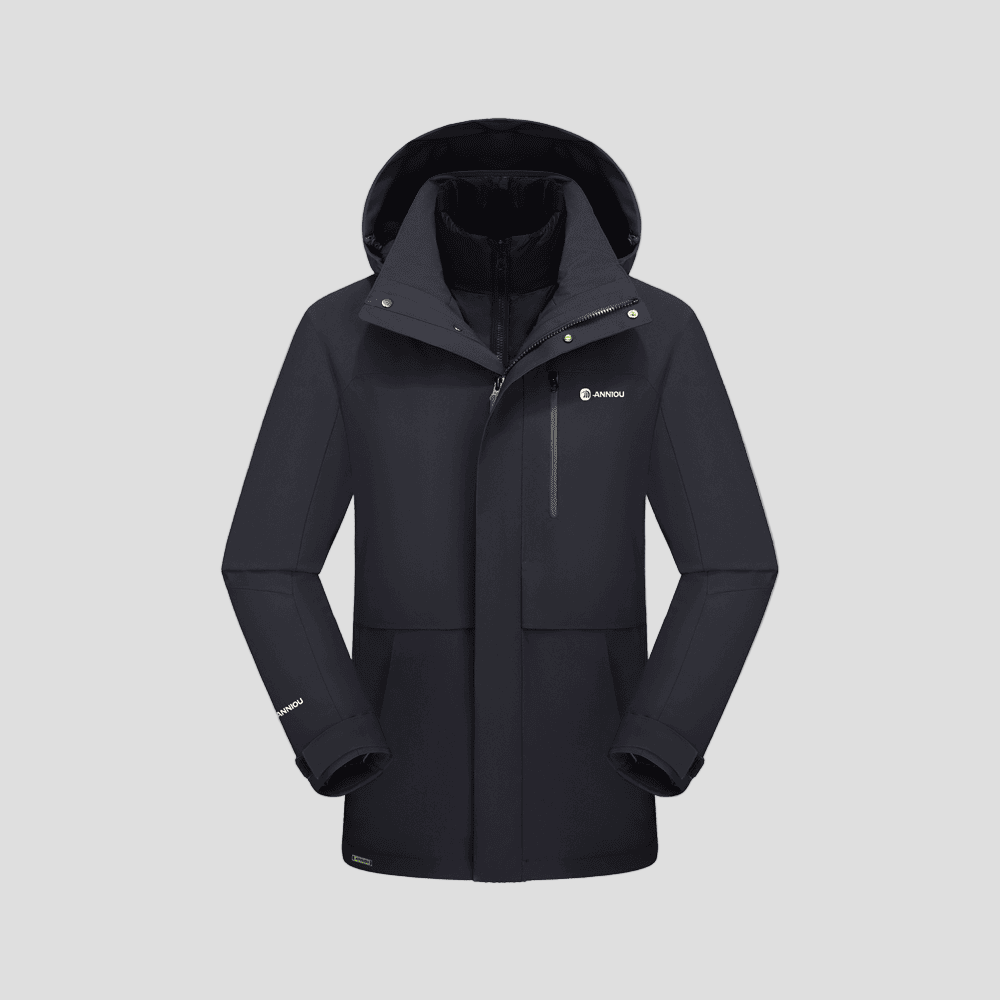 3 in 1 Goose Down Ski Jacket - Sun Protection Clothing