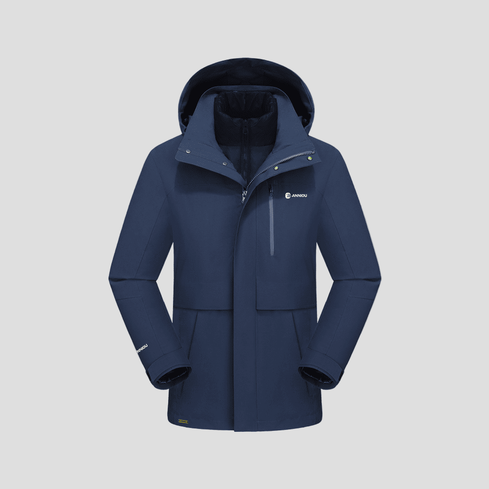 3 in 1 Goose Down Ski Jacket - Sun Protection Clothing