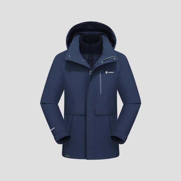 3 in 1 Goose Down Ski Jacket - Sun Protection Clothing