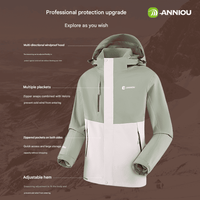 3 in 1 Waterproof Hiking Jacket - Sun Protection Clothing