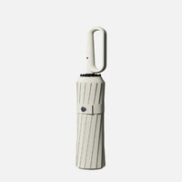 Beige Portable Sunshade Umbrella with Ring Buckle