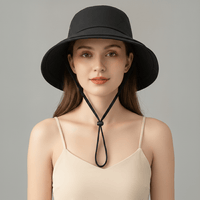 Black Expedition Sun Hat UPF 50+