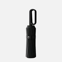 Black Portable Sunshade Umbrella with Ring Buckle