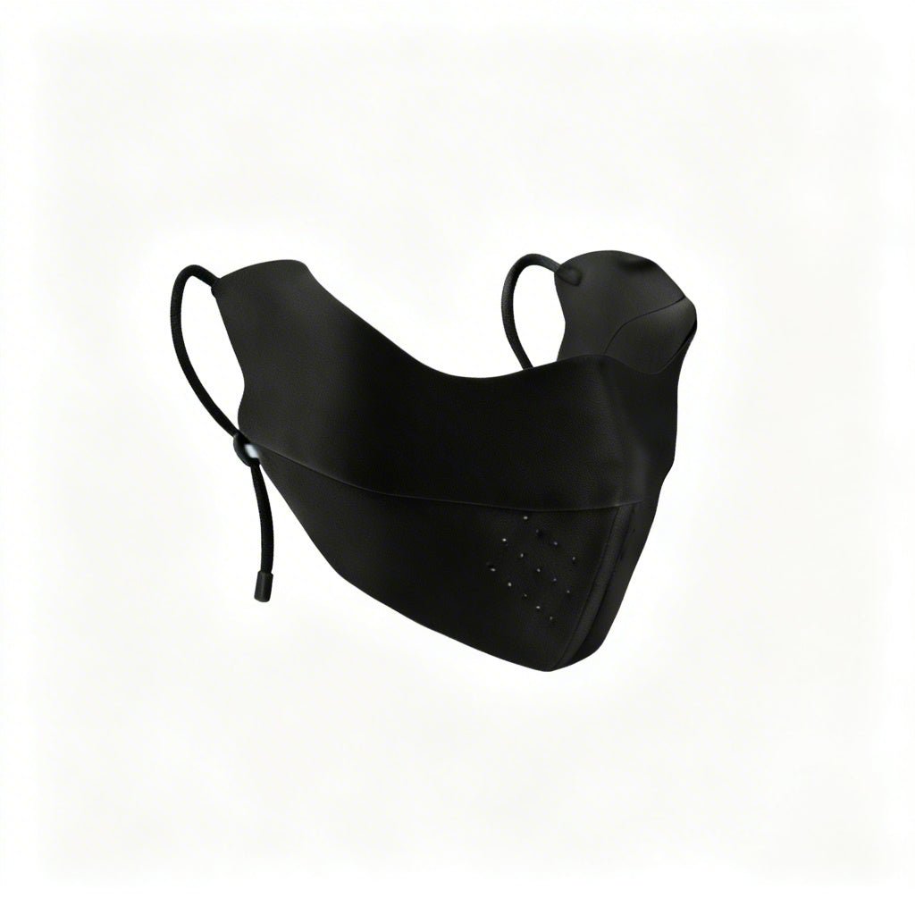 Black Silk Cooling UV Protection Face Mask