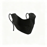 Black Silk Cooling UV Protection Face Mask