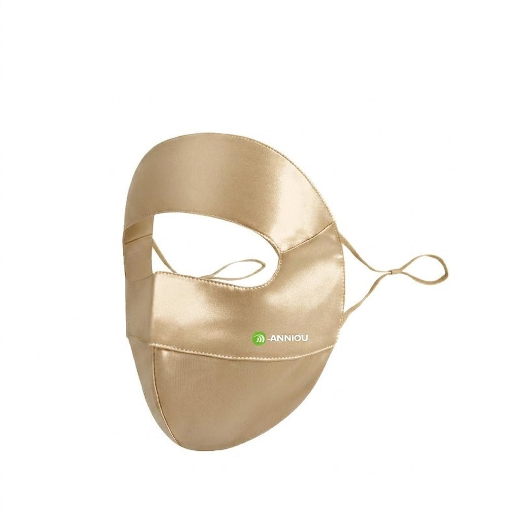 Gold 100% Mulberry Silk Sunscreen Face Mask