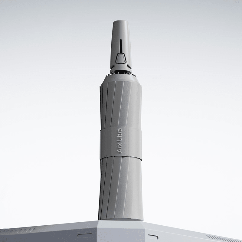 Gray Storm  resistant Automatic Umbrella