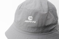 Gray sun protection Bucket Hat by Anniou 