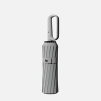 Grey Portable Sunshade Umbrella with Ring Buckle