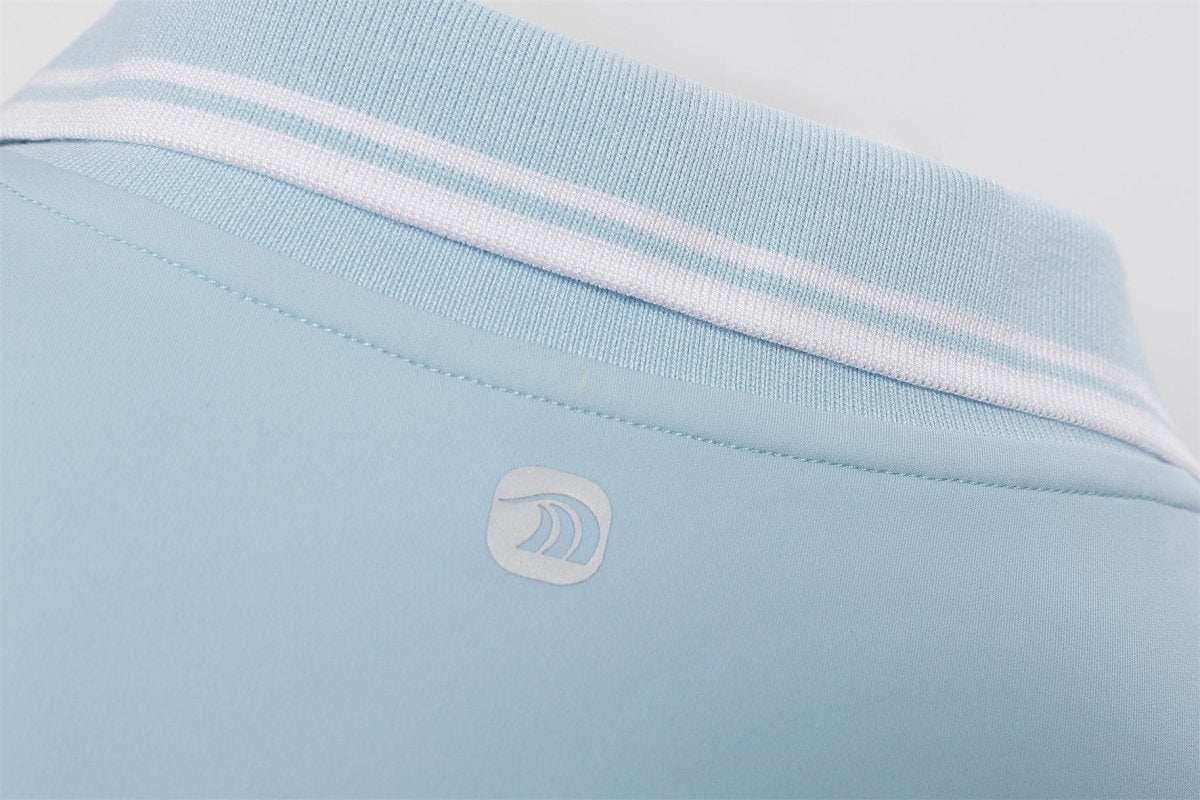 UPF 50+ Colorblock Polo Pickleball Skirt Set - Sun Protection Clothing