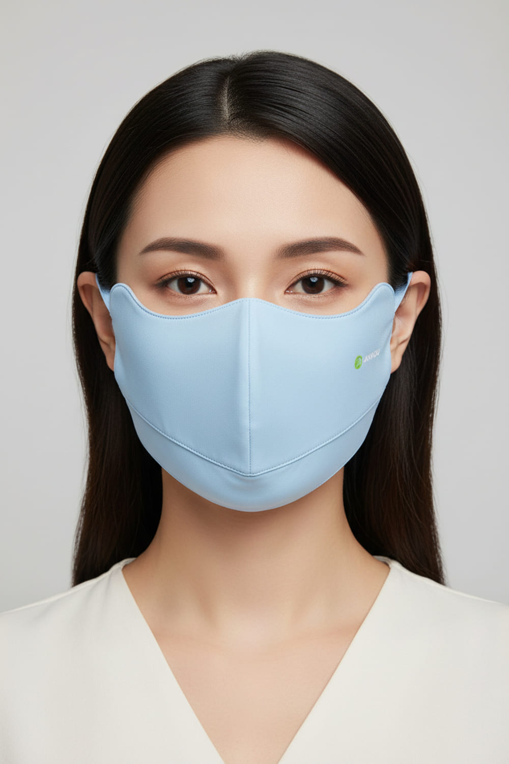 Light Blue Face Mask UPF 100