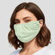 Light Green drape sun protection face mask