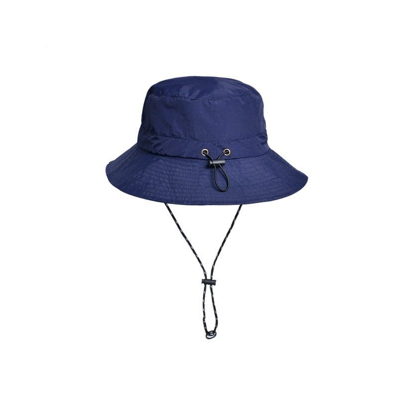 Navy Blue Vacation Bucket Hat UPF 50+