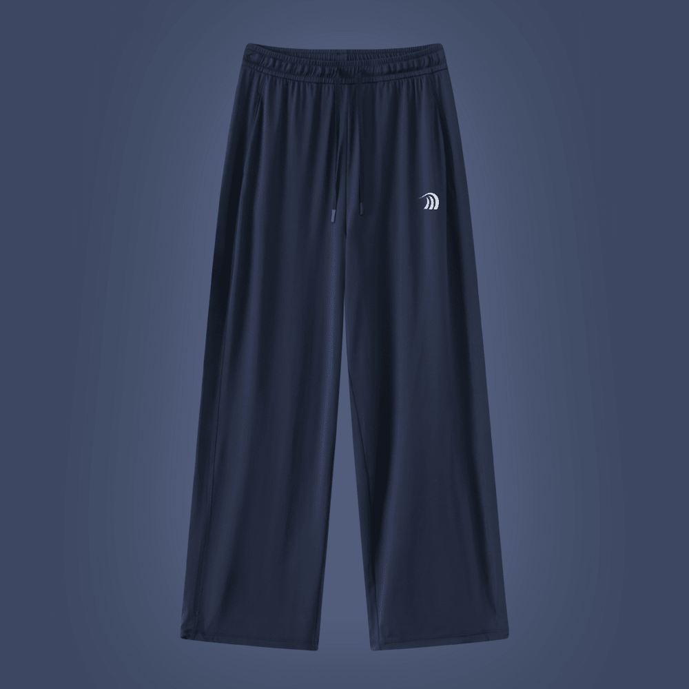 Navy Wide Leg Cooling Pants UPF 50+