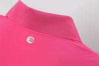 Pink Anniou Tennis Polo Collar