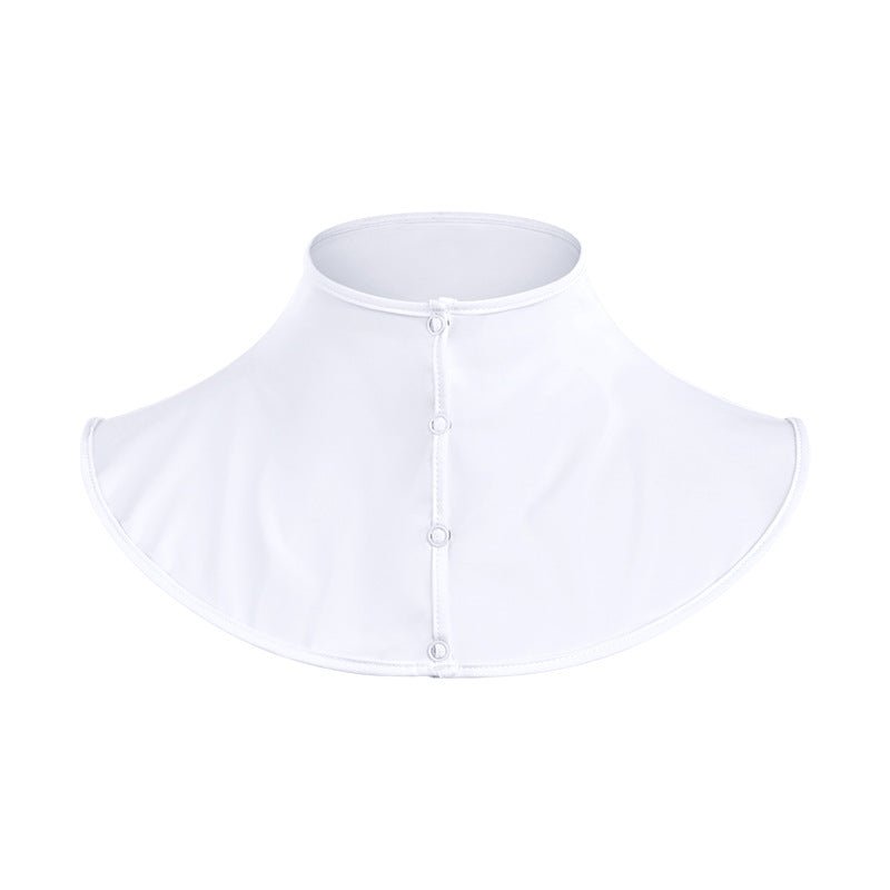 White UV Protection Neck Gaiter UPF 50+