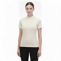 Women's Apricot Short Sleeve Golf Polo