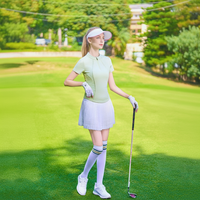 Women’s Light Green UV Protection Golf Polo Top
