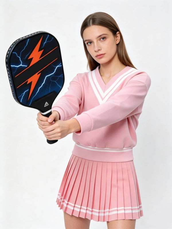 Women's Pink 2 Piece Set Tennis Tracksuits