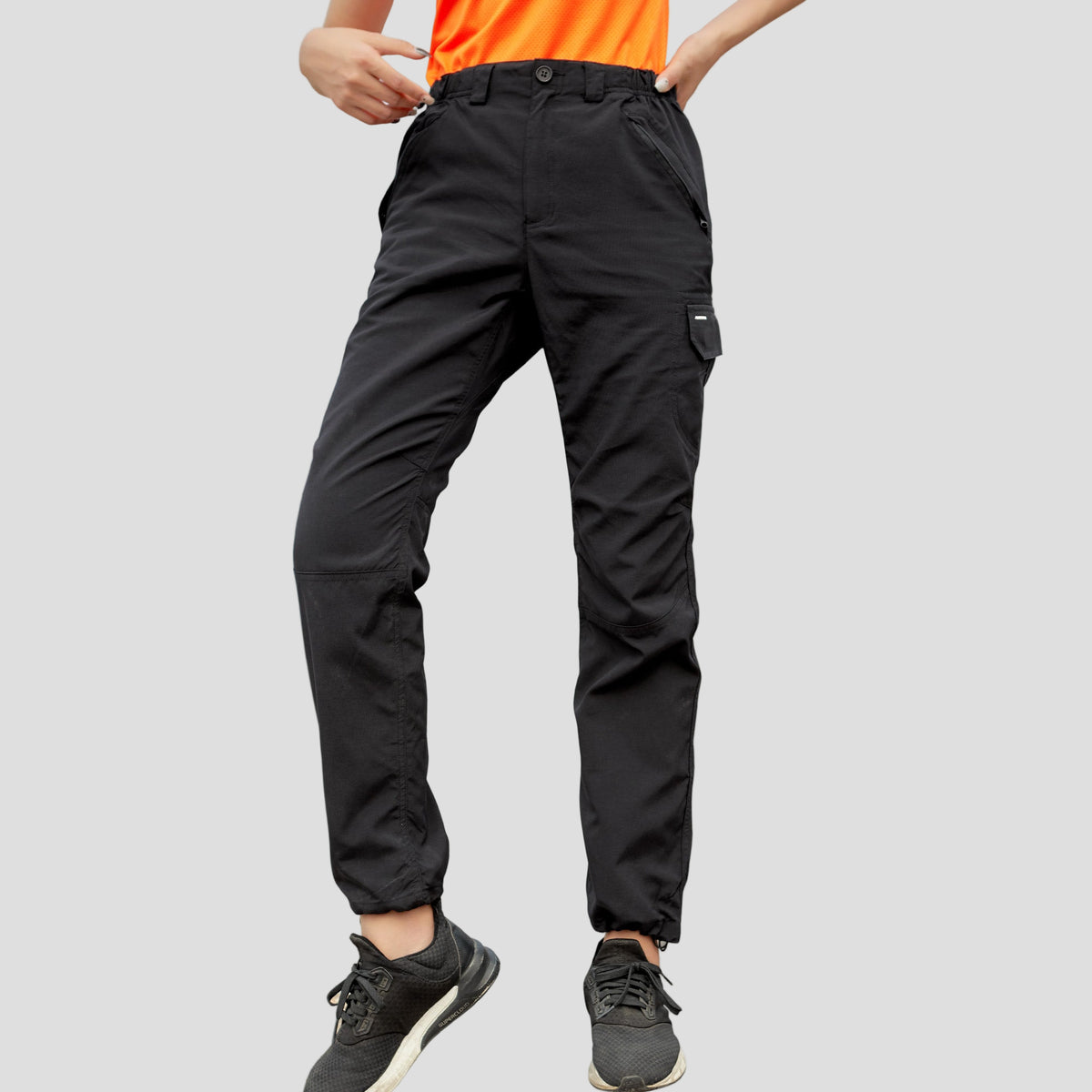 Women's Sun Protection black Cargo Pants