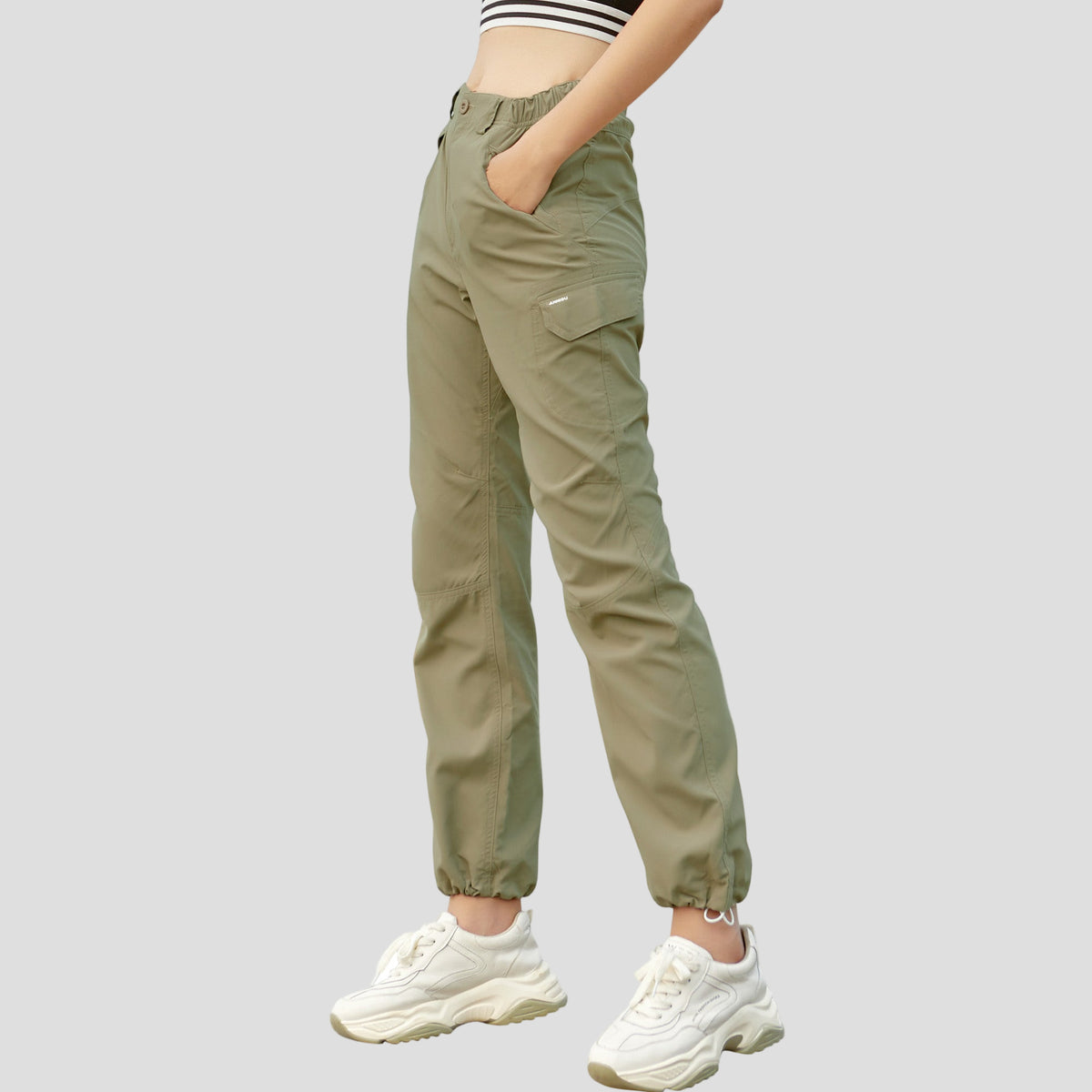 Women's Sun Protection green Cargo Pants