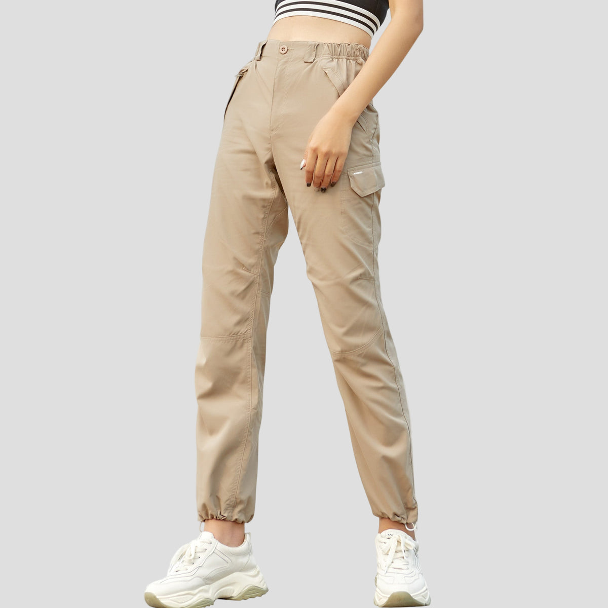 Women's Sun Protection khaki Cargo Pants