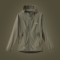 Women's army green UV Protection Lightweight Jacket