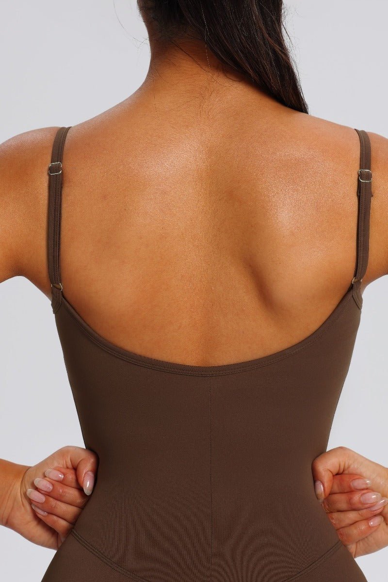Adjustable Sling Yoga Bodysuit Back