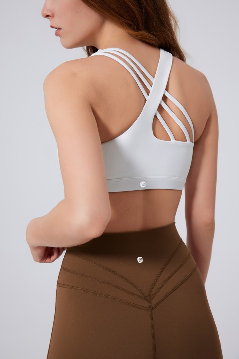 Asymmetric Back Sports Bra - Sun Protection Clothing
