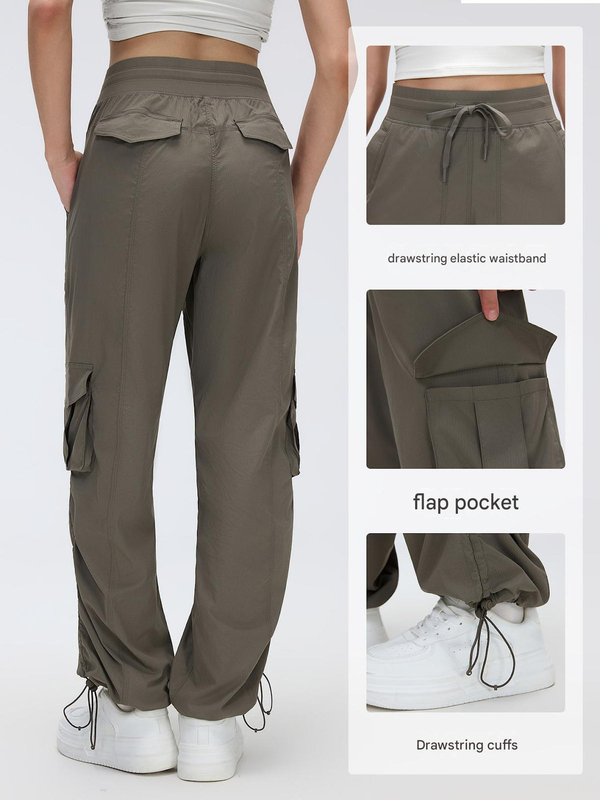 back of cargo pants