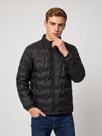 Mens #Black Heated White Duck Down Jacket