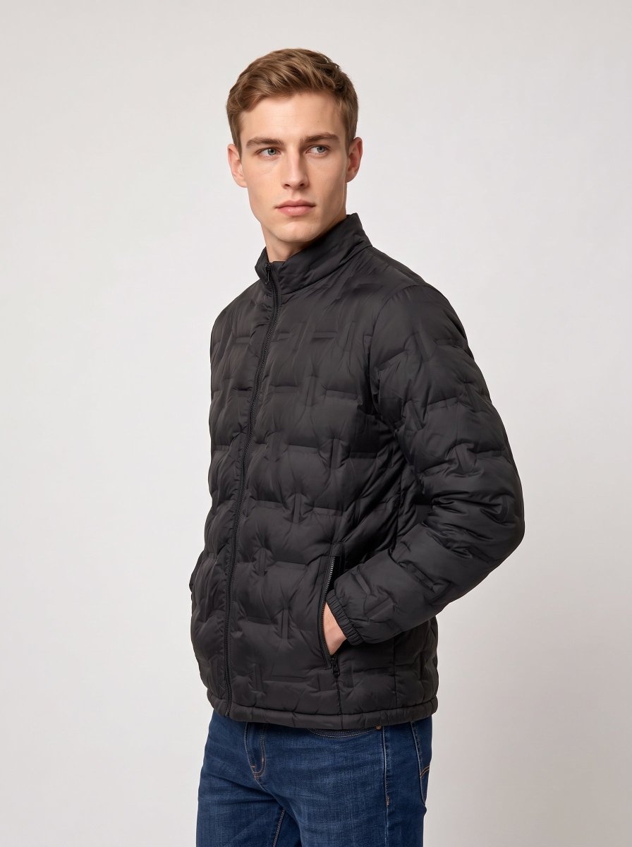 #Black Heated White Duck Down Jacket