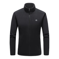 Black Heated Fleece Jacket ANNIOU