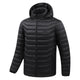 black Quilted Heated Jacket