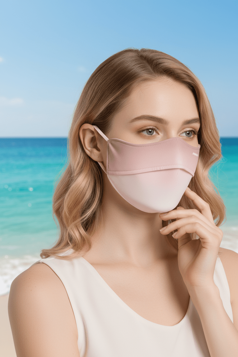 Blush Sun Protection Face Mask