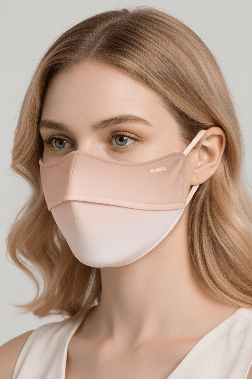 Apricot Sun Protection Face Mask