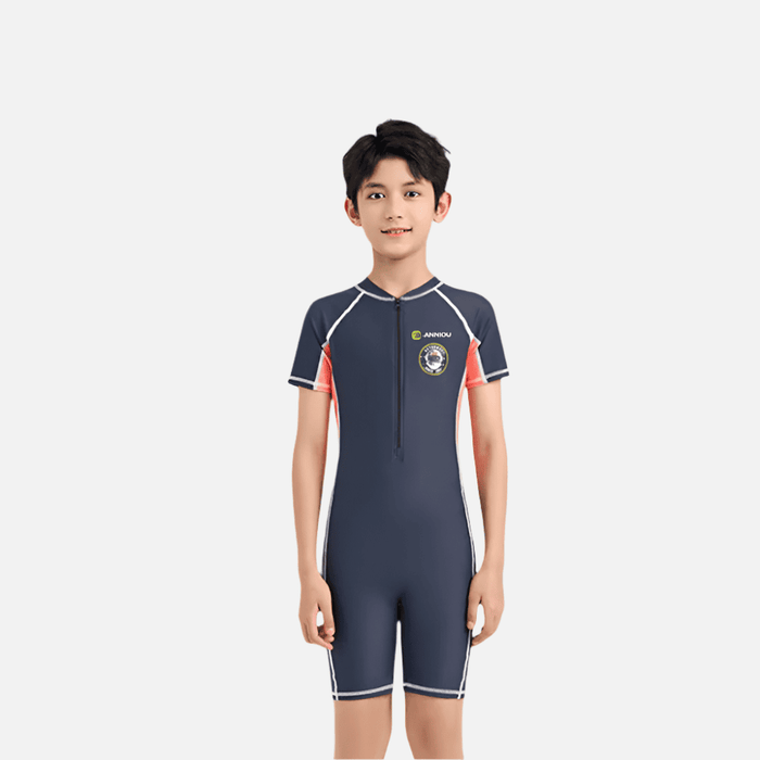 Boy's UPF 50+ One Piece Swimsuit - Sun Protection Clothing