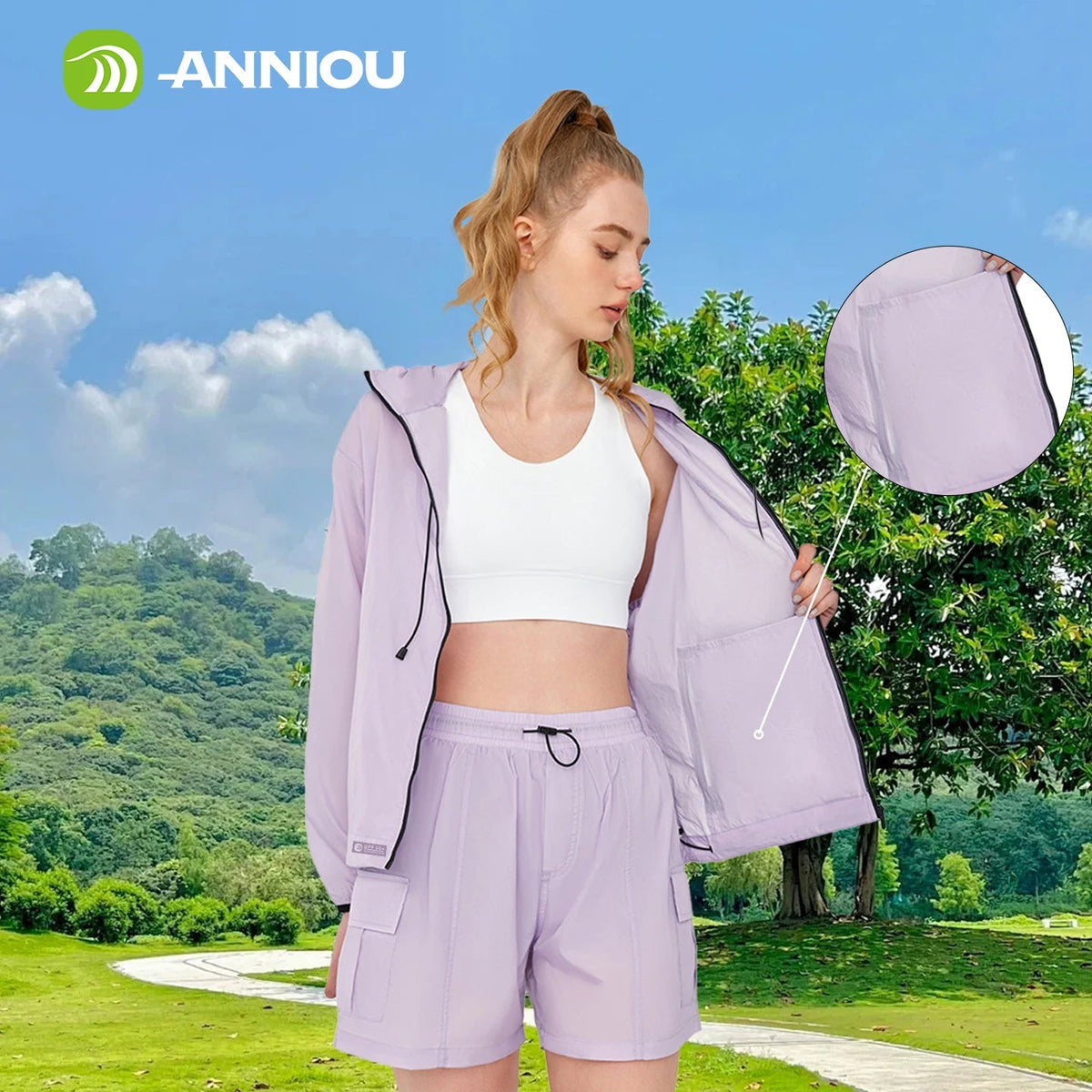 Breathable Training Jacket - Sun Protection Clothing
