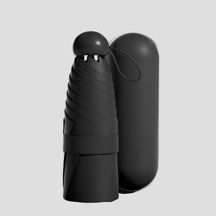 Sun Protective Black Capsule UV Umbrella UPF 50_